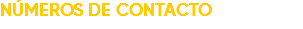 NÚMEROS DE CONTACTO